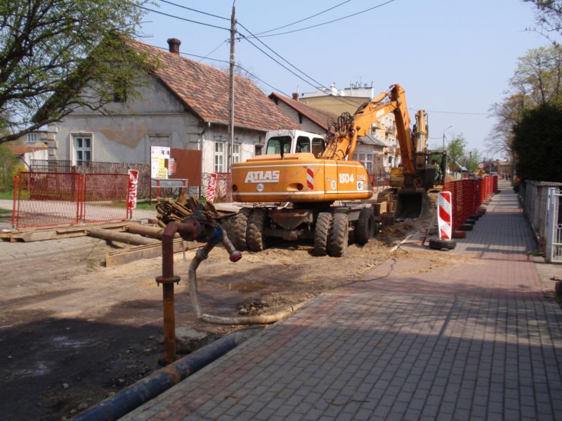 Przebudowa kanału ściekowego w ul.Kościuszki w Nisku