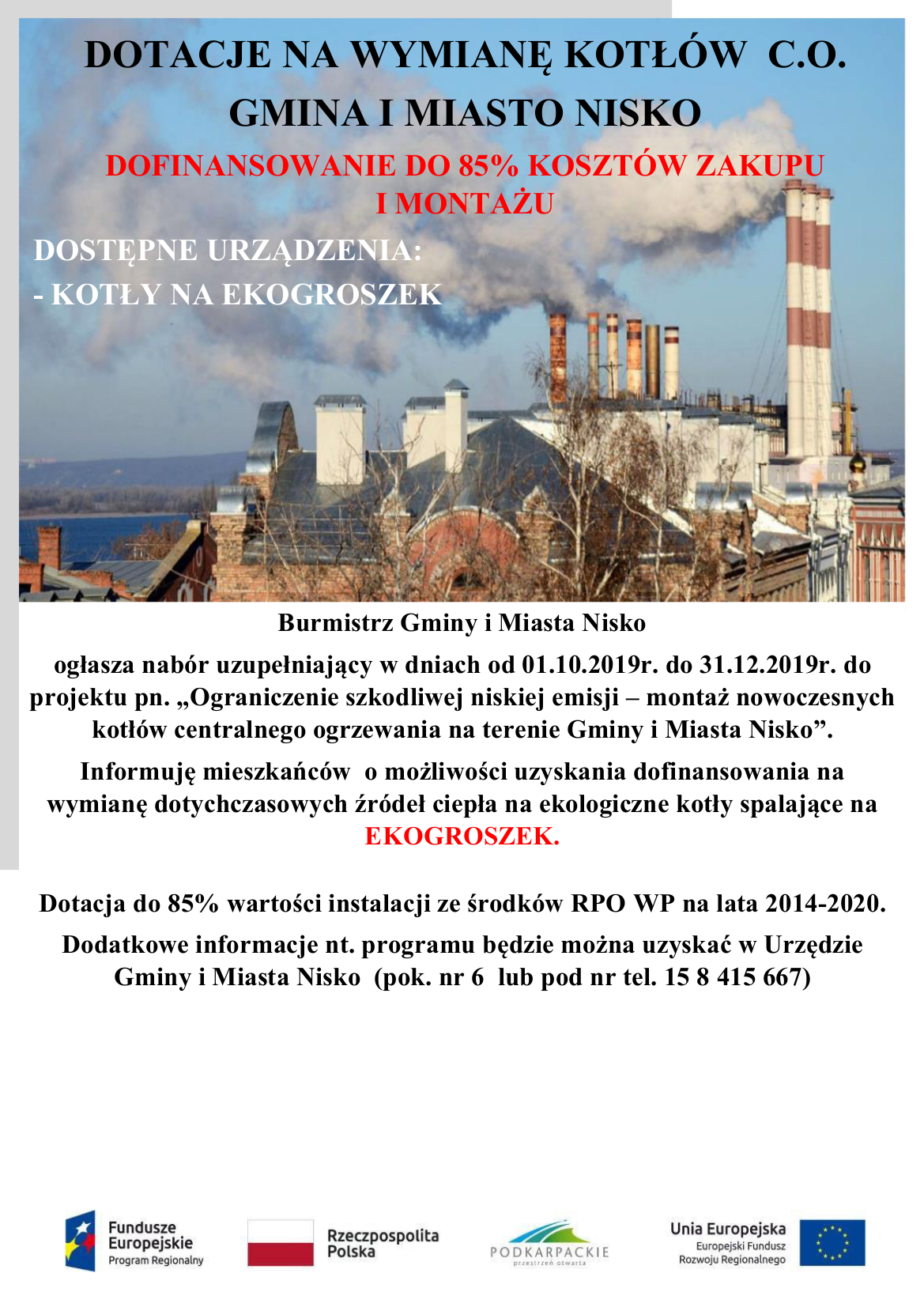 plakat uzupelnienie 3 ekogroszek nabor ii