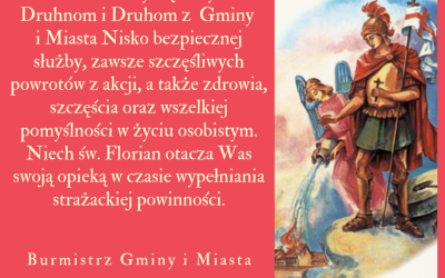Życzenia z okazji Międzynarodowego Dnia Strażaka